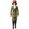 Barbie Bessie Coleman - Bambola ispiratrice da donna, vestita da aviatore con casco e occhiali