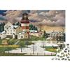 BWLPRNDZJGLQ Paesaggio Villaggio Faro Puzzle 1000 Pezzi Carta Puzzle per Adulti Puzzle per Famiglia Relax Decorazione Regalo 38x26cm/1000pcs
