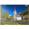 MyPuzzle.com MyPuzzle Chiesa Dello Spirito Santo, Valle Aurina, Trentino-Alto Adige, Italia - Premium 1000 Pezzi Puzzle - MyPuzzle Collezione speciale di Puzzle Galaxy
