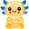 SUYORIR Giocattolo antistress Axolotl Squishy, morbido fidget toy in TPR da spremere per bambini e adulti, palla sensoriale Axolotl per ansia, concentrazione e feste.