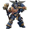 JOYTOY Warhammer 40K Space Marine 2, Game Edition Ultramarines Assault Intercessor with Jump Pack, Thunderhammer and Neo-Volkite Gun 1/18 Action Figure