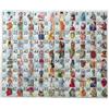 COSE DA CASA COSEDACASA Cartellone Tombola Napoletana 90 caselle Cartoncino Multicolore | ricambio Tabellone Smorfia Illustrata Pieghevole per Gioco da Tavolo
