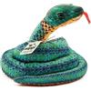 Zappi Co Kids Giocattolo di peluche morbido e coccoloso - Parte della collezione di animali safari, perfetto per i bambini (lunghezza 180 cm) (serpente verde)
