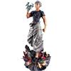 Xinchangda JJK Figura Gojo Satoru Statua Combatte Danni Ver. 35CM | Gojo Satoru - Statuetta in PVC, modello JJK, action figure da collezione, ornamenti da scrivania, regalo per i fan