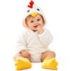 Generico Costumi Carnevalle Neonati Completo di Pulcino Tutina Pagliacetto Bambino Neonata Unisex Costume da Pulcino per Bebè per Neonati Taglia 3-24 Mesi Animali, Gallina, Galllo, Pollo