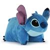 Jay Franco Cuscino Peluche 2 in 1 Disney Lilo e Stitch, Multiuso Extra Soffice con Chiusura a Strappo per la Cameretta dei Bambini, Viaggi o Pigiama Party