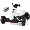 Nostimo SuperKart Go-Kart Elettrico Pieghevole per Bambini | Macchina Elettrica 6V con Telecomando Parentale, Ruote in Gomma EVA, Luci LED e Sedile Regolabile per Età 3-8 Anni