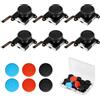 EEEKit 6 Pezzi Joystick Analogico, 3D Sostituzione Joystick Sinistro Destro per Nintendo Switch e Switch Lite Controller con Tappi per Levetta