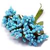 GIVBRO 24pcs Stami Fiore di Natale Pistillo Floreale Centro Decorazione per Simulazione Fiore Nylon Calze Fiore Fare Accessori (#F)