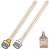 PENGCHE 2 Stoppini per Lampe Berger 18mm,Ricarica per Lampada Catalitica,Stoppino Bruciatore Profumato,Testa Bruciatore di Ricambio per Diffusori di Profumi