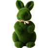 MINGSTORE Bella Handmade Muschio Coniglio Erba Artificiale Tappeto Erboso Coniglietto di Pasqua Home Office Decorazione Ornamento Accessori