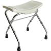 OrtoPrime Sgabello Bagno Pieghevole - Sedia per Doccia Ortopedica - Sedile Vasca Portatile - Panca Antiscivolo - Sgabello Doccia per anziani o disabili - Panca da Doccia