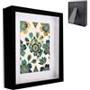 HXXWEUS Cornice portafoto da riempire, 40 x 50 cm, cornice per oggetti più profonda, con pannello acrilico trasparente, cornice per oggetti 3D, profondità 3 cm, cornice spessa, per foto, bouquet di nozze