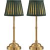 VISDANFO Lampada da tavolo a LED Visdanfo, set da 2 pezzi, dimmerabile, vintage, batteria 4000 mAh, funzionamento a batteria, adatta per interni e esterni