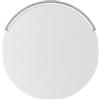 kalb Material für Möbel kalb | CURVIA Lampada LED per specchio grigio argento lucido, luce curva per specchi rotondi Ø 80 cm, 12V DC, 6W, bianco neutro 4000K, IP44, luce senza sfarfallio, alluminio