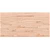 vidaXL Piano Tavolo 100x50x4cm Rettangolare Legno Massello di Faggio