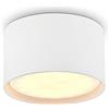 BOYIR Faretti LED Soffitto 6W 560LM Faretti da Soffitto 3000K Bianco Caldo Plafoniera led Soffitto Ø84x50mm Lampada da Soffitto in Alluminio per salone corridoio cucina salotto, Bianco
