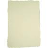Netuno 5x carta fatta a mano Ecru A4 20,5x29cm bordi sfrangiati | 180-210 g, fogli artigianali unici, ruvidi e porosi · per pergamene, partecipazioni, segnaposto e calligrafia