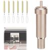 Zlokdraxy Lama di ricambio, 6 pezzi lame a punta fine di alta qualità, compatibile con Cricut Maker 3/Maker/Explore aria/aria 2/aria 3, angoli 30°45°60° con alloggiamento di taglio profondo per taglio preciso