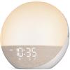NingPeak Sveglia Alba Digitale da Comodino con Rumore Bianco, Beige Sabbia | Simulazione dell'Alba, 3 Modalità di Risveglio, 25 Suoni Rilassanti, Luce Notturna 12 Colori, Bluetooth, Display Regolabile