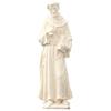 Holyart San Francesco in legno naturale della Val Gardena, 10 cm (3.94 inc.)