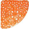 Dianhydro Tappeto antiscivolo per Doccia ad Angolo 59x59cm Arancione - Margherita
