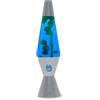 Legami - Lava Lamp Magmastic, Lampada Lava Effetto Rilassante, Liquido Blu Lava Verde, Lampadine Incluse, Diametro 11 cm, Altezza 36,3 cm, Tema Silver