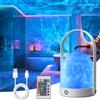 Aedcbaide Lampada da doccia impermeabile, proiettore luminoso con 16 colori, lampada da doccia con touch e telecomando, lampada da tavolo da bagno, luce d'atmosfera per bagno, luce d'atmosfera, decorazione per