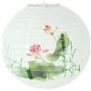 Keuyeo Paralume Rotondo per Lanterna di Carta 30 Cm, Lampade in Carta Velina, Decorazioni per Lampade a Sospensione in Stile Orientale Cinese per Casa del Ristorante