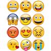 AWS Set di 12 Calamite faccine Emoticons Smile per frigo Cappa Emoji magneti dodici Smiley
