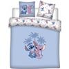 Aymax Stitch Angel Besties Copripiumino Matrimoniale 240x220 + 2 Federe 65x65 | Piumino matrimoniale reversibile | Misto cotone asciugatura rapida | Disney | Design tropicale | Regalo | Idea regalo