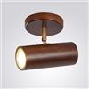 Generic Faretto LED, faretti LED direzionali da soffitto, faretti in Legno, Lampada d'accento, Applique da Parete girevoli da soffitto, nordiche, per Esposizione di Quadri artistici, soggi