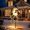 Ruhemeister Pro Luci natalizie da giardino, decorazioni esterne for luci natalizie | Nessuna prolunga, luminosità crepuscolare automatica, configurazione resistente alle intemperie(A)