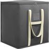 HonorHut Scatola portaoggetti a forma di cubo da 100 l, colore: grigio, 50 × 40 × 50 cm, antipolvere