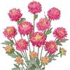 Arborus 5 fiori di crisantemo finti rosa, altezza 60 cm, fiori artificiali per vasi da pavimento, stelo lungo, crisantemo in seta finta per artigianato, composizioni floreali, centrotavola