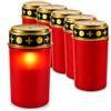 com-four® 6x LED grave light, Candela a LED luce eterna, Candela grave