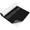 WENXINWIN Feltro autoadesivo, 1 mm, 40 x 300 cm, nero | Rotolo di feltro autoadesivo, ritagliabile, per camper, fai da te, sottobicchieri, piedini per mobili, per divani