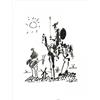 1art1 Pablo Picasso Poster Don Chisciotte, 1955 Stampa d'Arte 80x60 cm