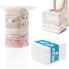 Butyeak Sacchetti sottovuoto per vestiti, sacchetti sottovuoto, 6 PC, 40 x 60 x 30 cm, sacchetti sottovuoto per biancheria da letto, sottovuoto, sacco a compressione per copriletti, biancheria da letto