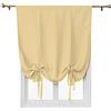 GEBIN Tenda Oscurante Semplice Con Lacci, Per Isolamento Termico, Oscurante, Per Camera Da Letto, Soggiorno, Cucina, Finestra Piccola, Tenda Romana Corta (Beige,60x120 cm)
