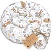 Totsy Baby Rullo lungo dormire fianco laterale morbido 200 cm sagomato Cotone | Cuscinone gravidanza allattamento rotolo materno avvolgere coccolare sagoma comodo 200 cm Cervo