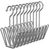 AGDLLYD 10 scarpiera in acciaio inox, multifunzione, impilabile, stendibiancheria, appendiabiti, appendiabiti, per scarpe, per corridoio, appartamento, soggiorno, camera da letto, garage