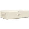 vidaXL Scatola Portaoggetti in Tessuto 70x40x18 cm Crema
