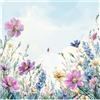 cukol cukol Kit Punto Croce da Ricamare Prestampato Completo, 11CT 30x30 cm | Quadro Fiori Selvatico, Schemi Facili Principianti, Set Ricamo ha Aspetto Raffinato per Decorazioni Parete, Hobby Creativi