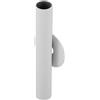 SHINEOFI Vaso da Parete per Fiori Tubo per Fiori da Parete Bianco in Lega Installazione Facile Design Compatto Decorazione Casa e Soggiorno