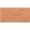 vidaXL Piano Tavolo 100x50x2,5cm Rettangolare Legno Massello di Faggio