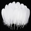 Ballinger Craft - Piume d'oca bianche, grandi, 120 pezzi, 15-20 cm | Piume bianche naturali per fai da te, decorazioni natalizie, ali d'angelo, acchiappasogni e progetti artistici a tema