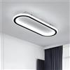 Toolight Plafoniere LED moderne 33 W, lampada da soffitto 3600LM 6500K, moderna plafoniera LED 40 cm