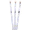 YARNOW Barra LED per Frigorifero Dc 12v 1,25w 3 Pezzi | Plastica Argento e Bianco, per Ripiani e Prese, Ricambio Domestico per Congelatore, Luce Fredda