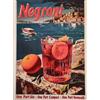KUSTOM ART Poster Decorativo da Parete Serie Pubblicità Vintage Cocktail Negroni Aperitivo al Mare Stampa su Cartoncino 40x30cm Senza Cornice